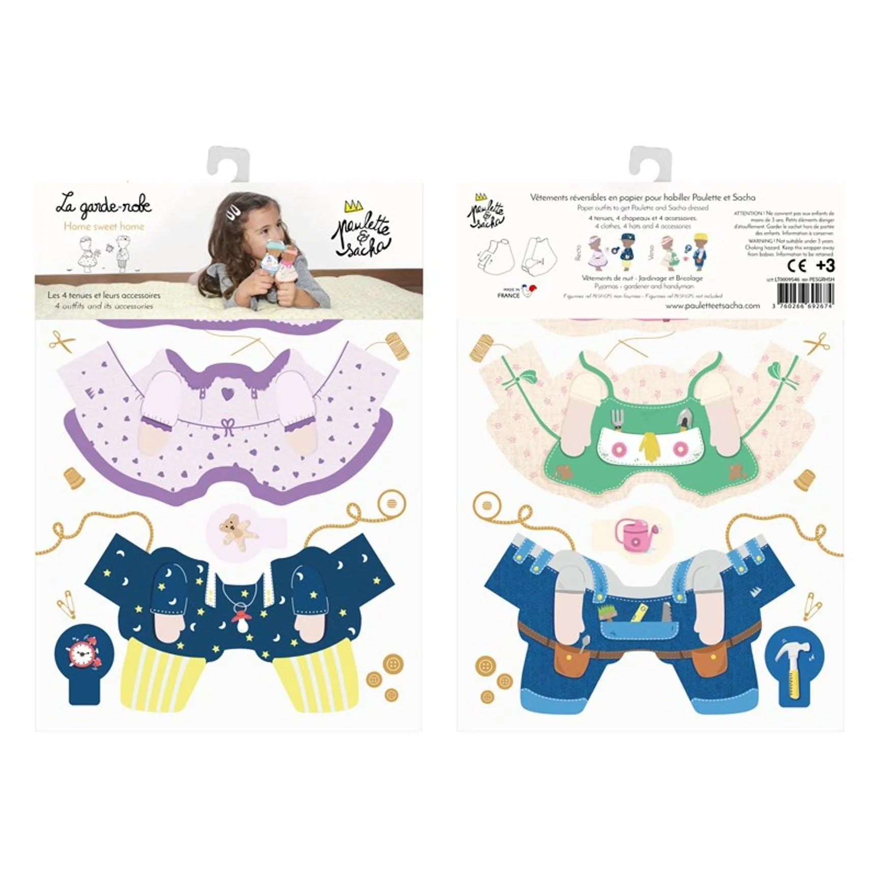 [40%OFF] 4 sets of Doll clothes- Home Sweet Home