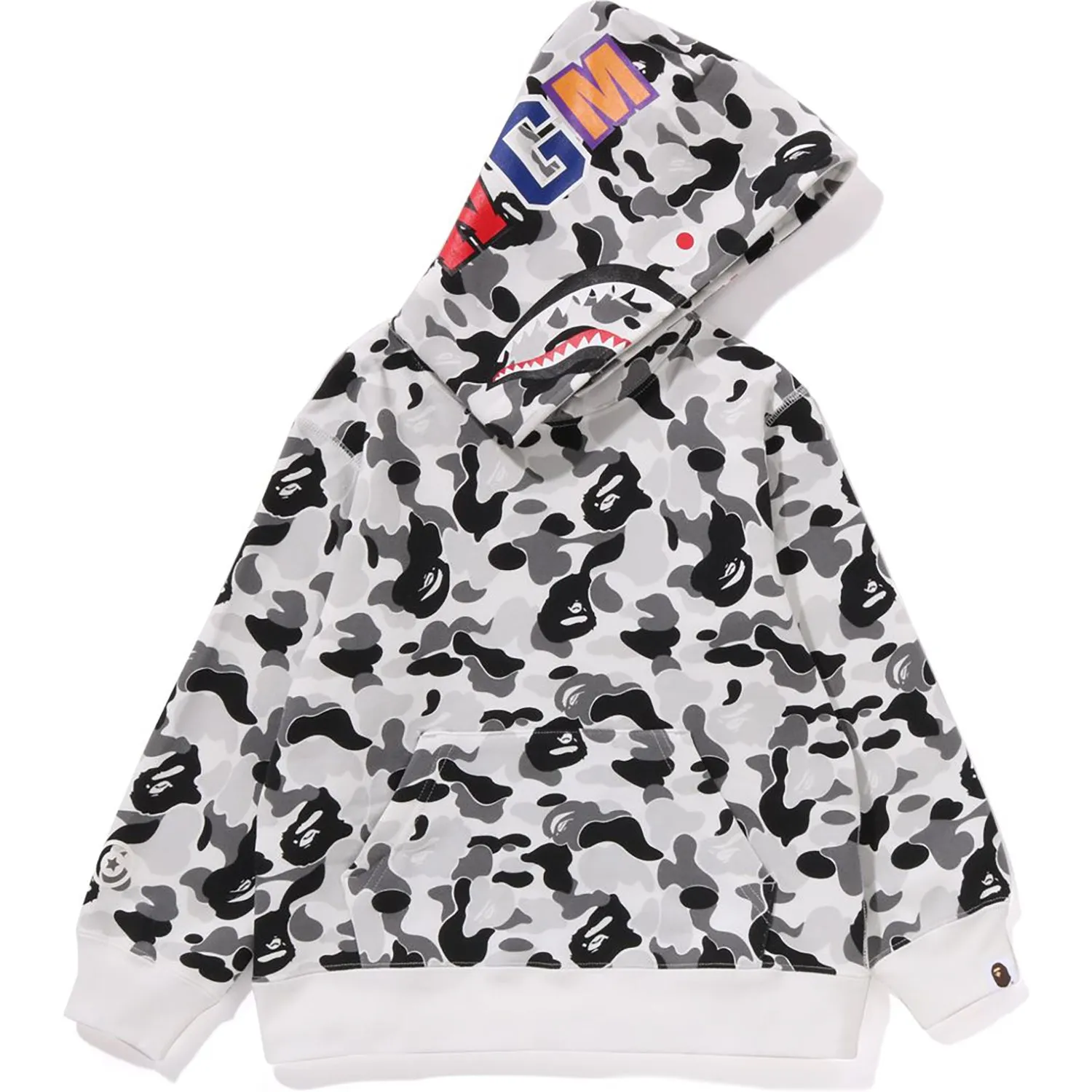 ABC CAMO SHARK PULLOVER HOODIE KIDS