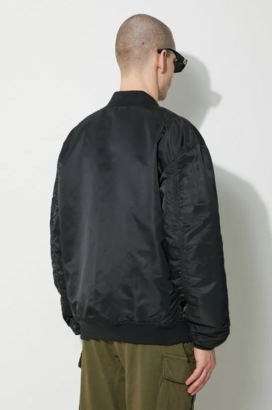 Alpha Industries bomber jacket MA-1 CS men’s black color 136136