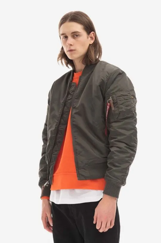 Alpha Industries bomber jacket MA-1 VF 59 menﾒs gray color