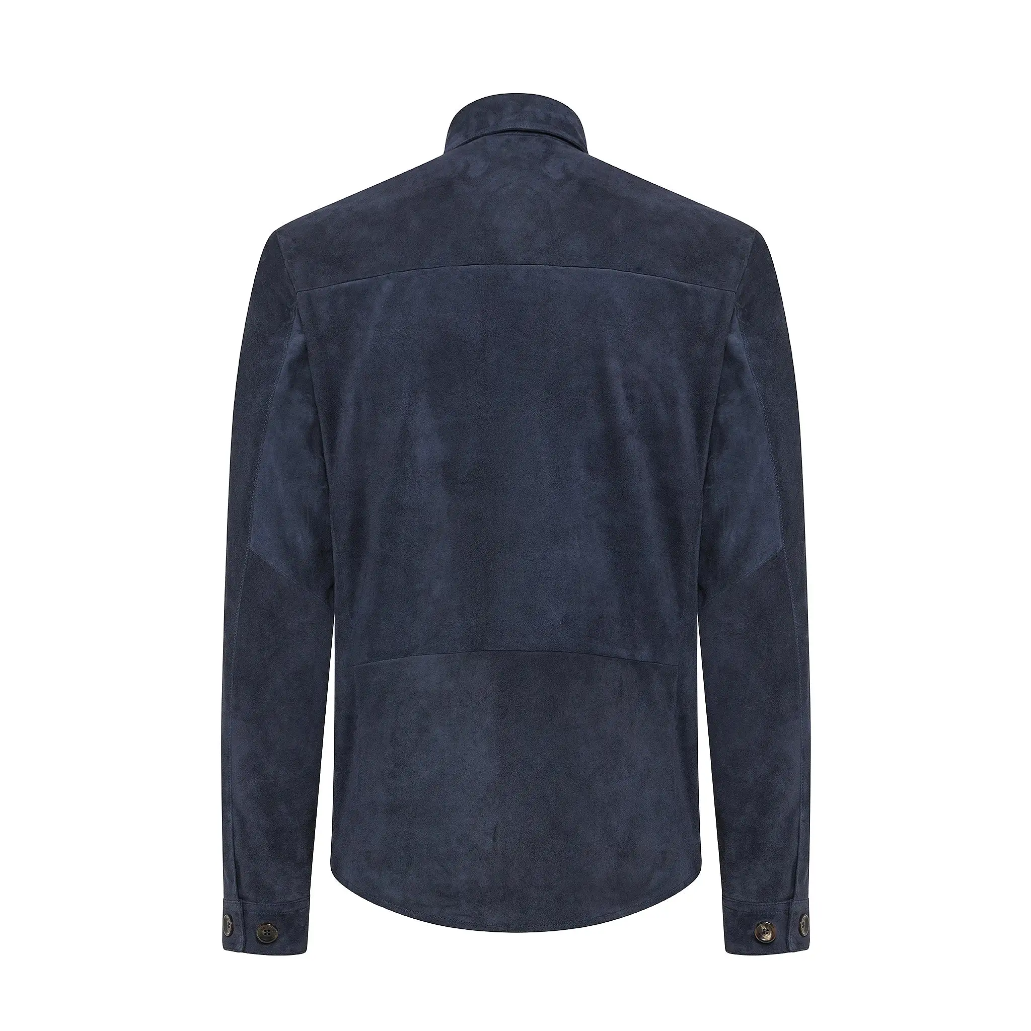 Amauri Shirt Jacket in Suede Leather