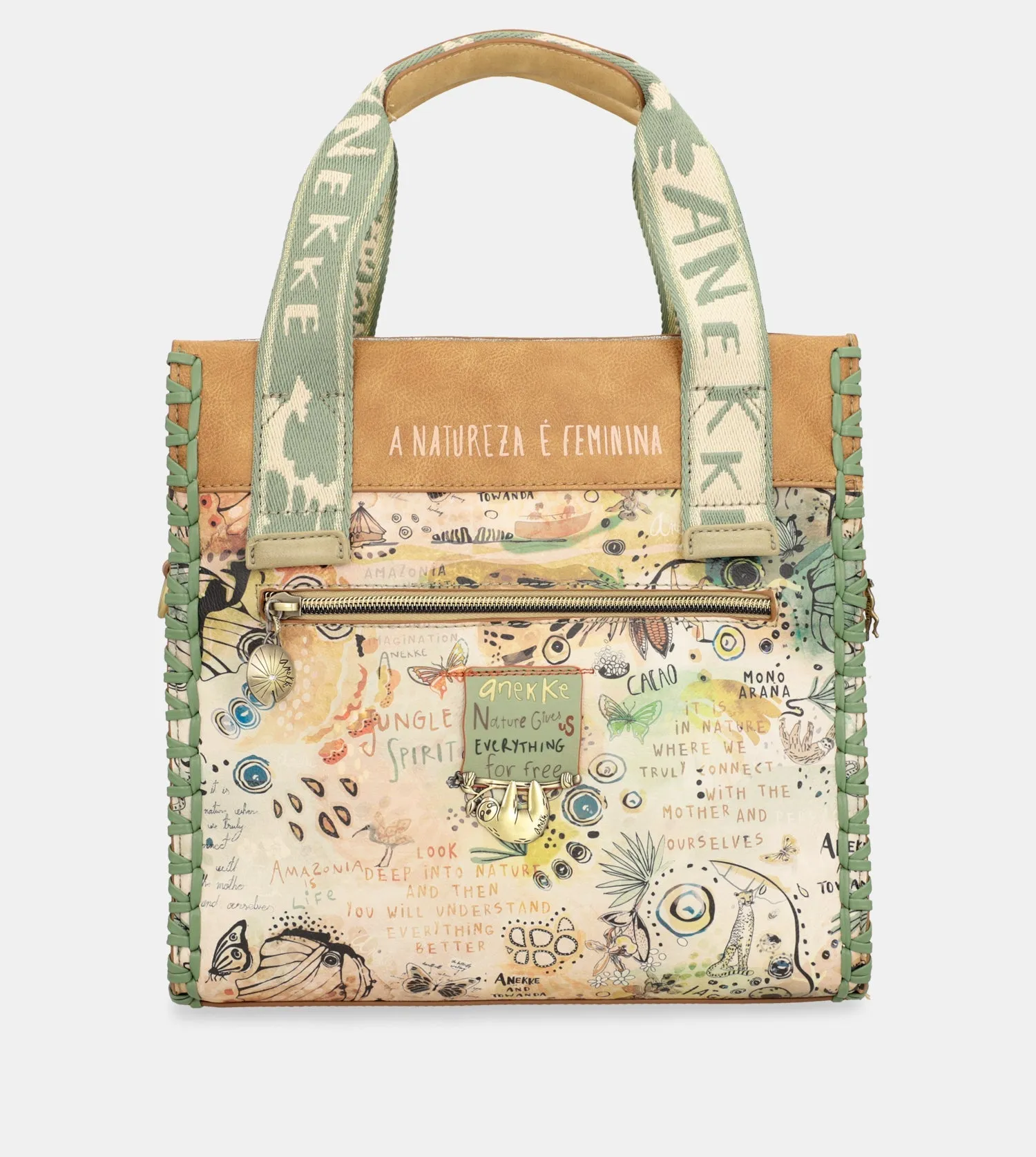 Amazonia tote bag with shoulder strap