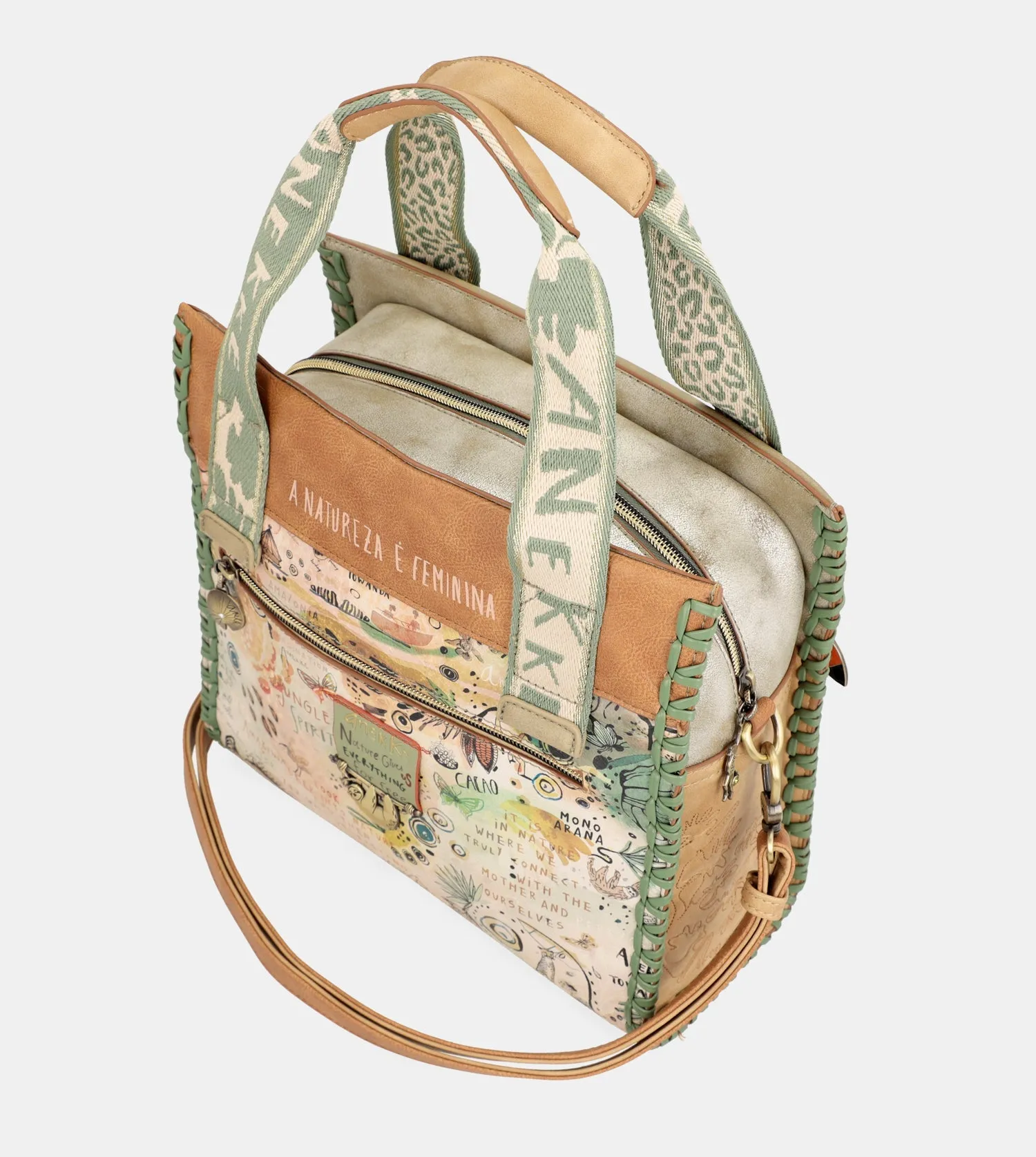 Amazonia tote bag with shoulder strap