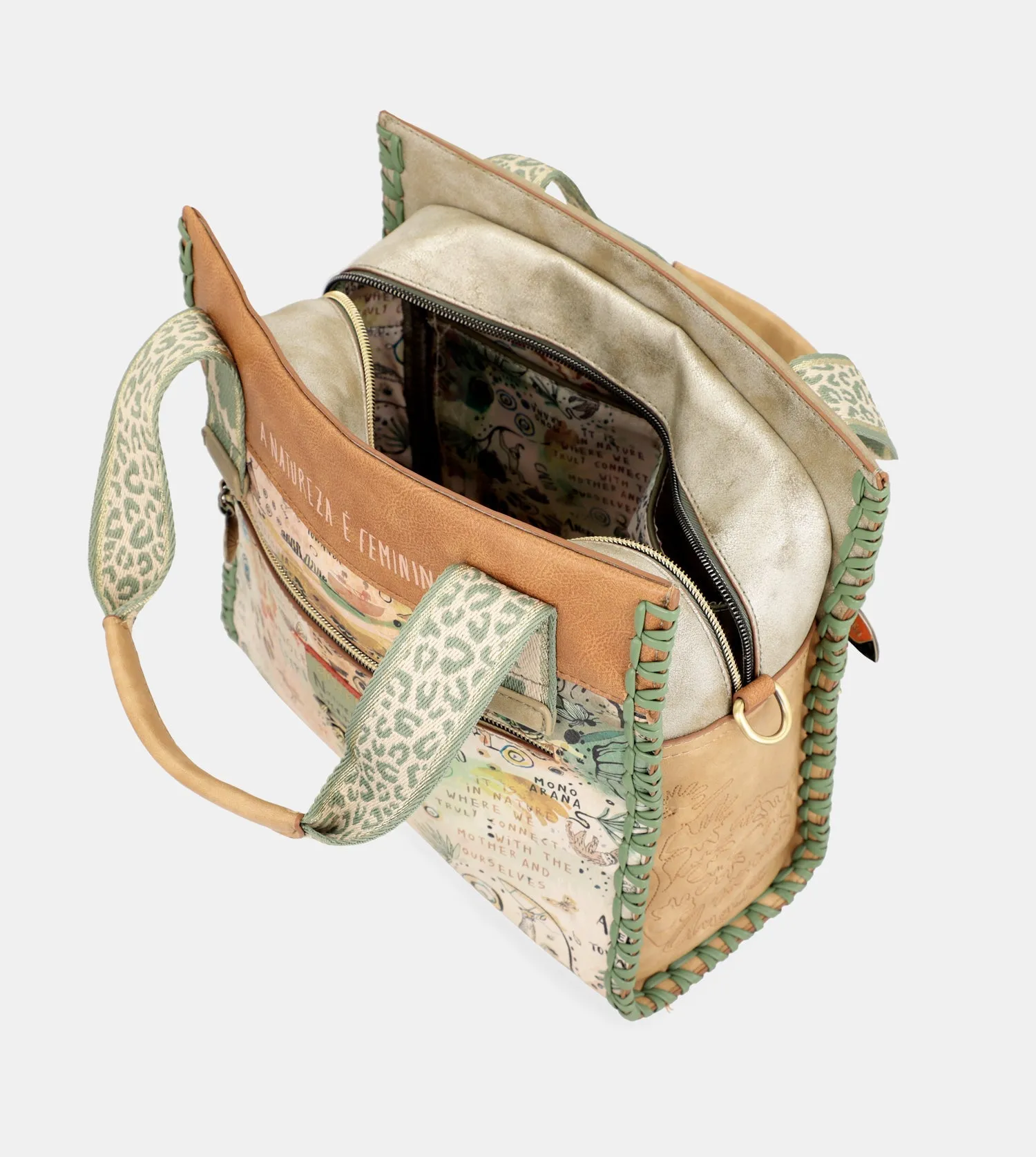 Amazonia tote bag with shoulder strap