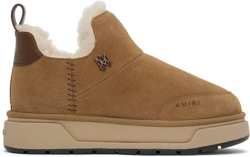 AMIRI Tan Malibu Boots