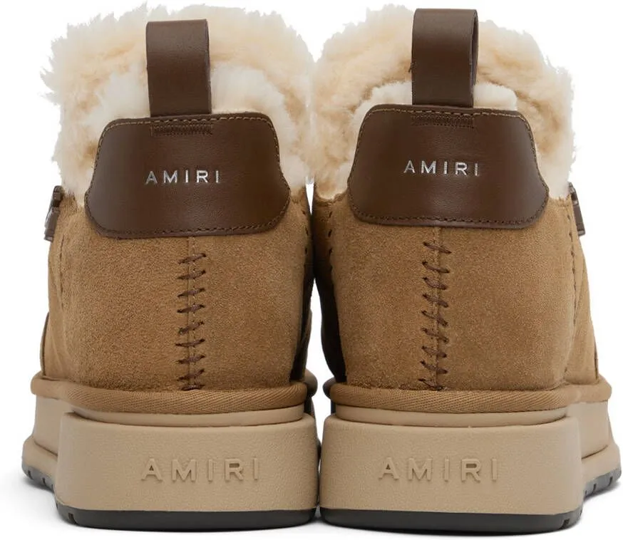 AMIRI Tan Malibu Boots