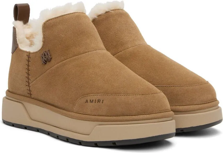 AMIRI Tan Malibu Boots