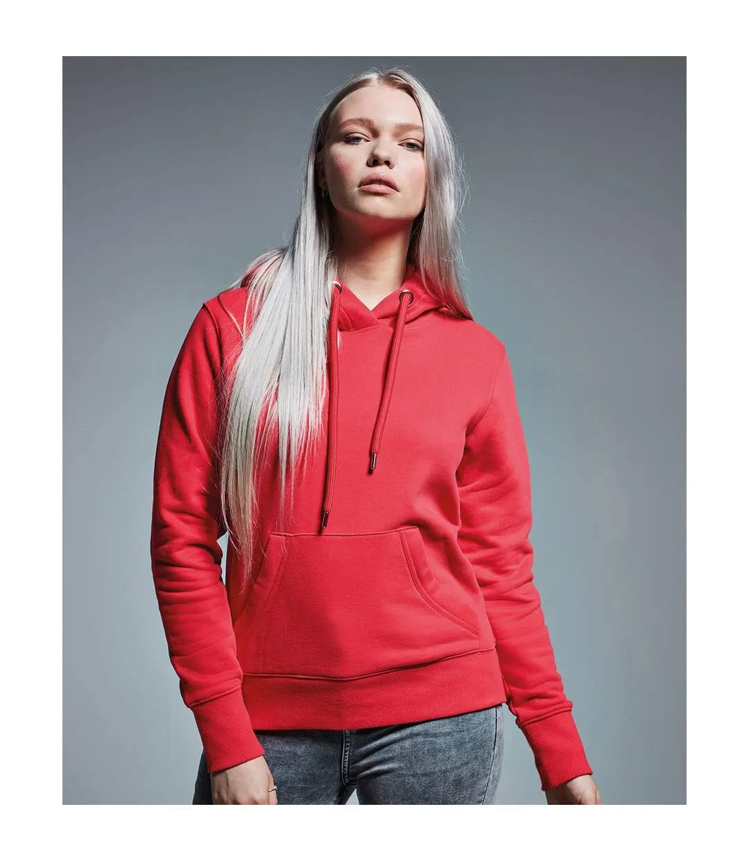 Anthem Womens/Ladies Organic Hoodie (Red) - UTPC4319