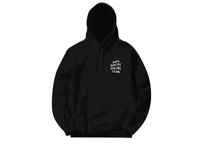 Anti Social Social Club Kkoch Hoodie Black