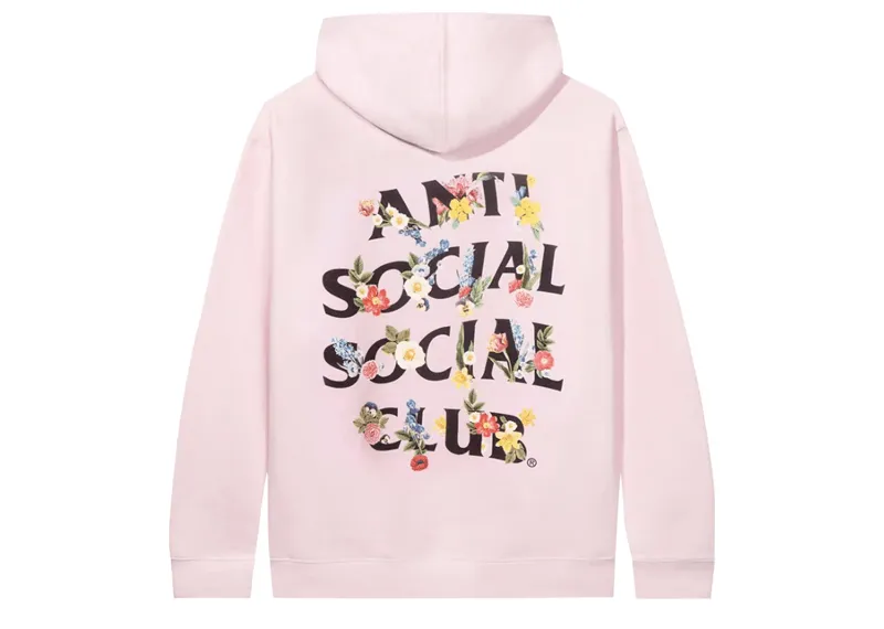 Anti Social Social Club Self Conclusion Hoodie Pink