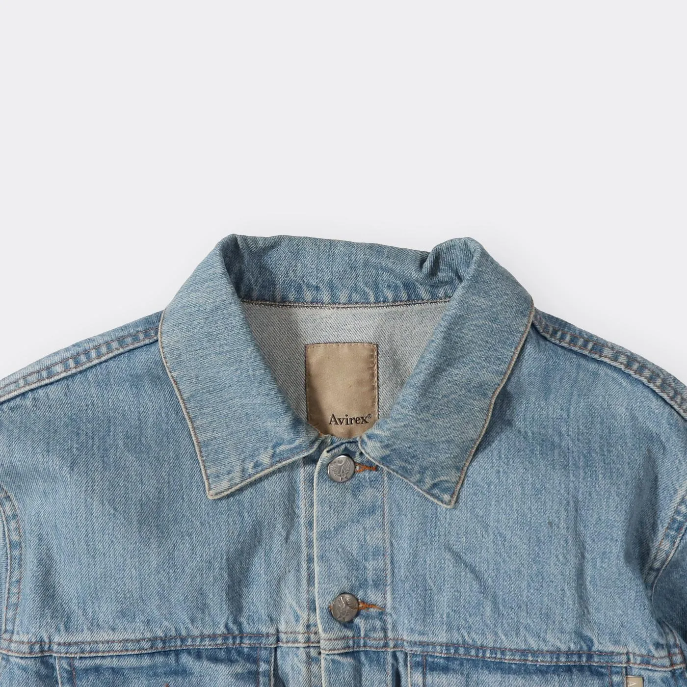 Avirex Vintage Denim Jacket - Small