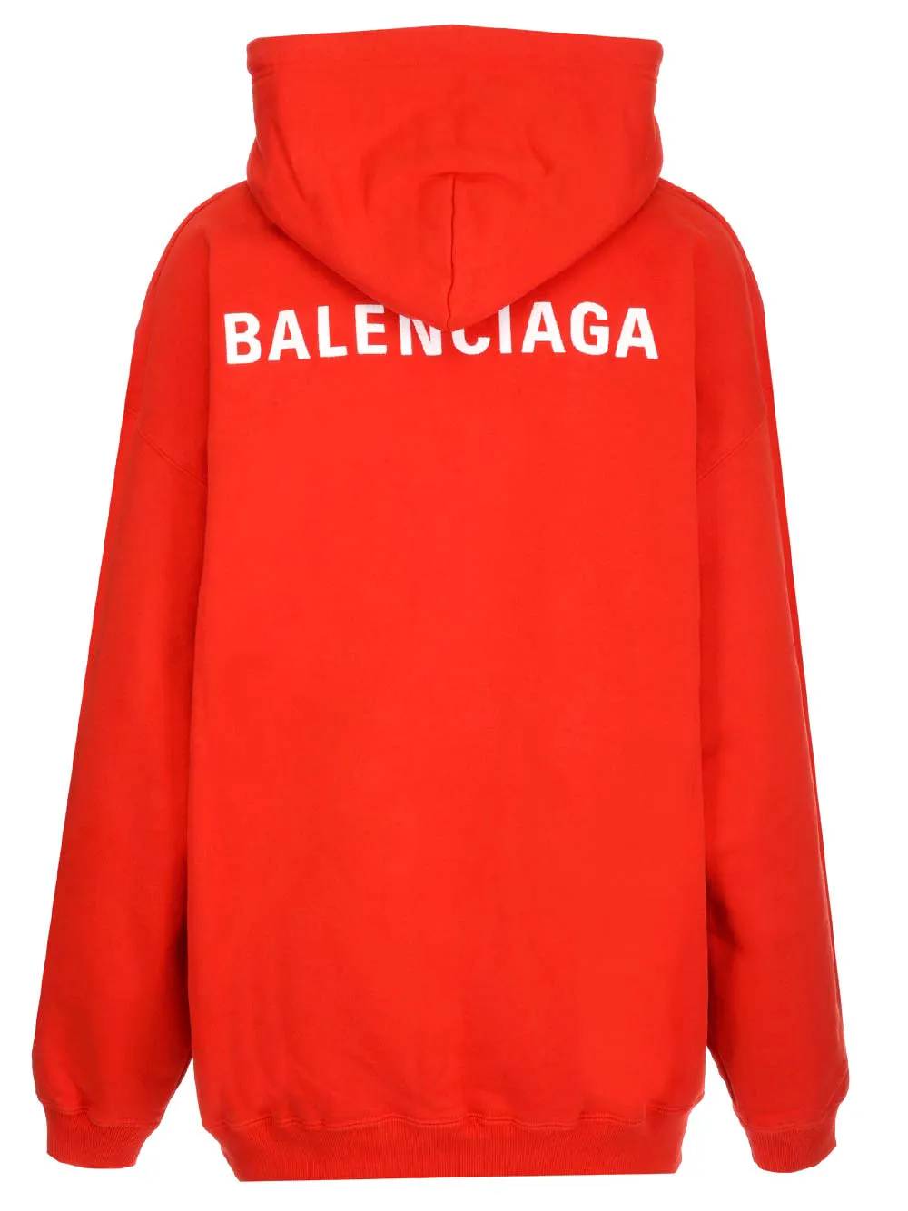 Balenciaga Logo Print Medium Fit Hoodie