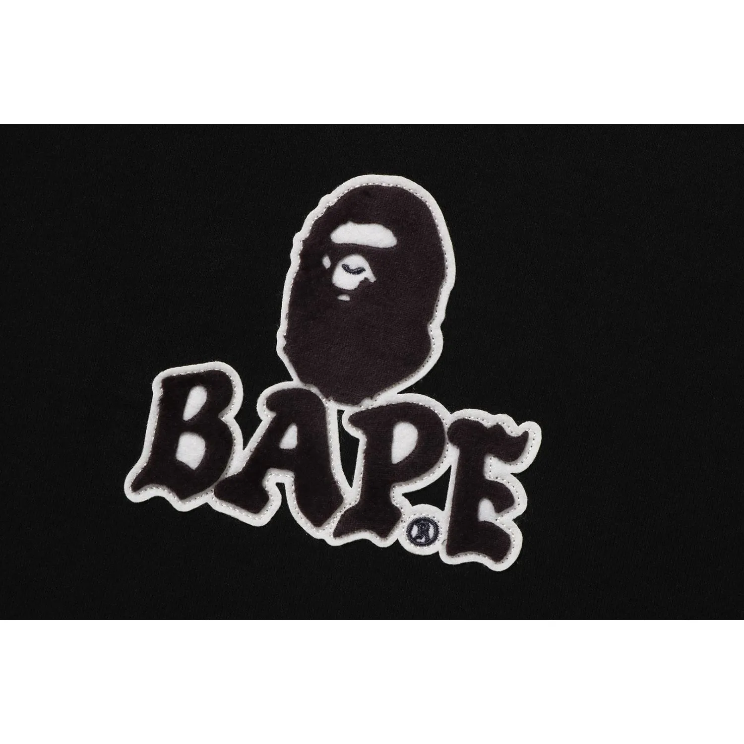 BAPE PATCHED OVERSIZED PULLOVER HOODIE LADIES