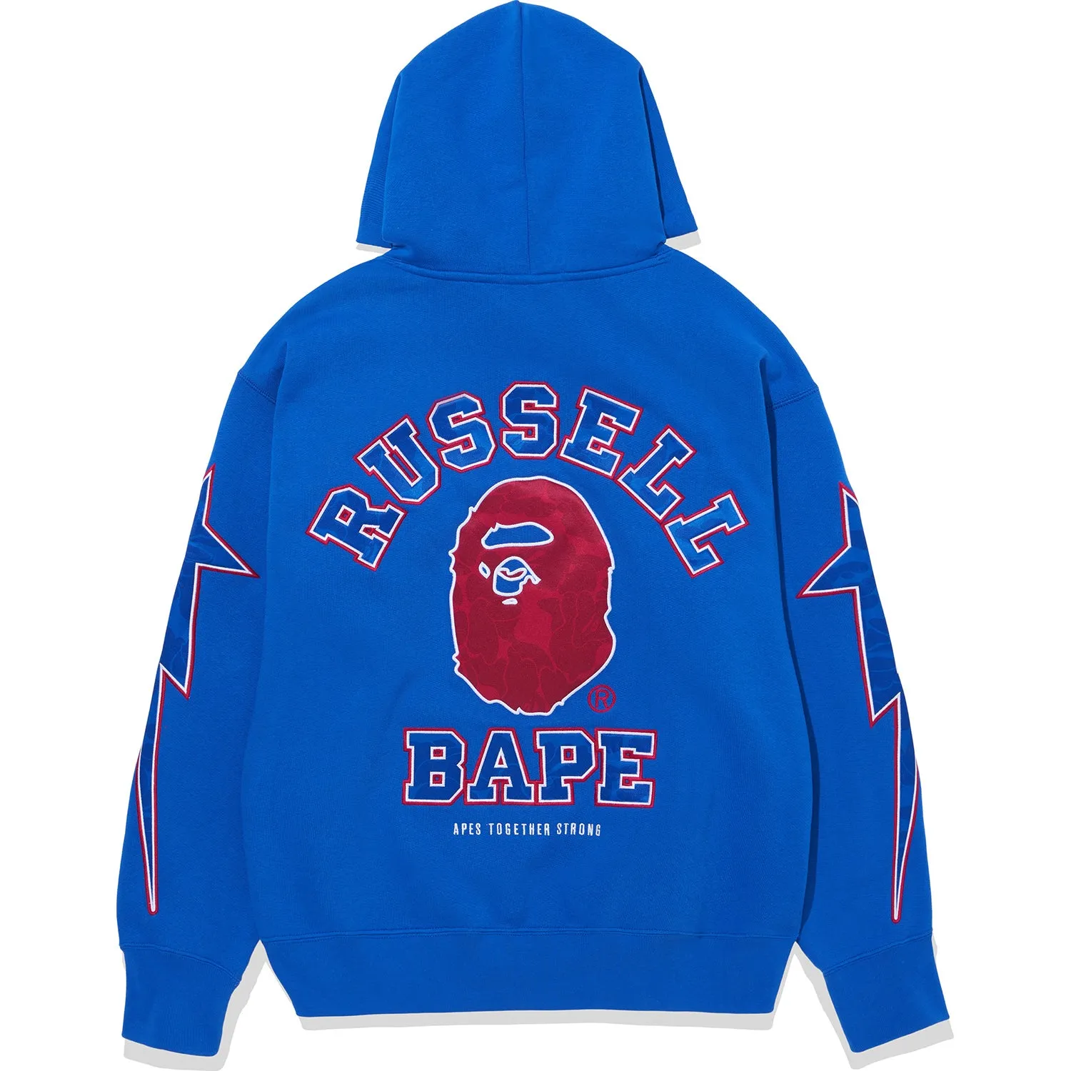 BAPE X RUSSELL PULLOVER HOODIE MENS