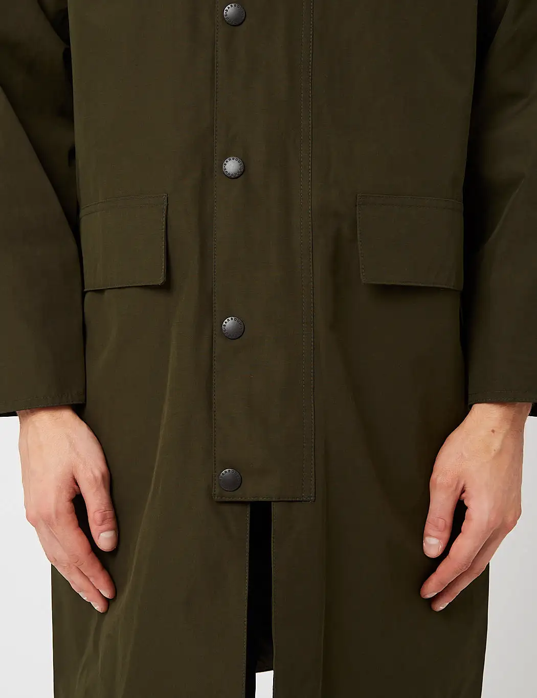 Barbour Waterproof Slim Burghley Jacket - Sage Green