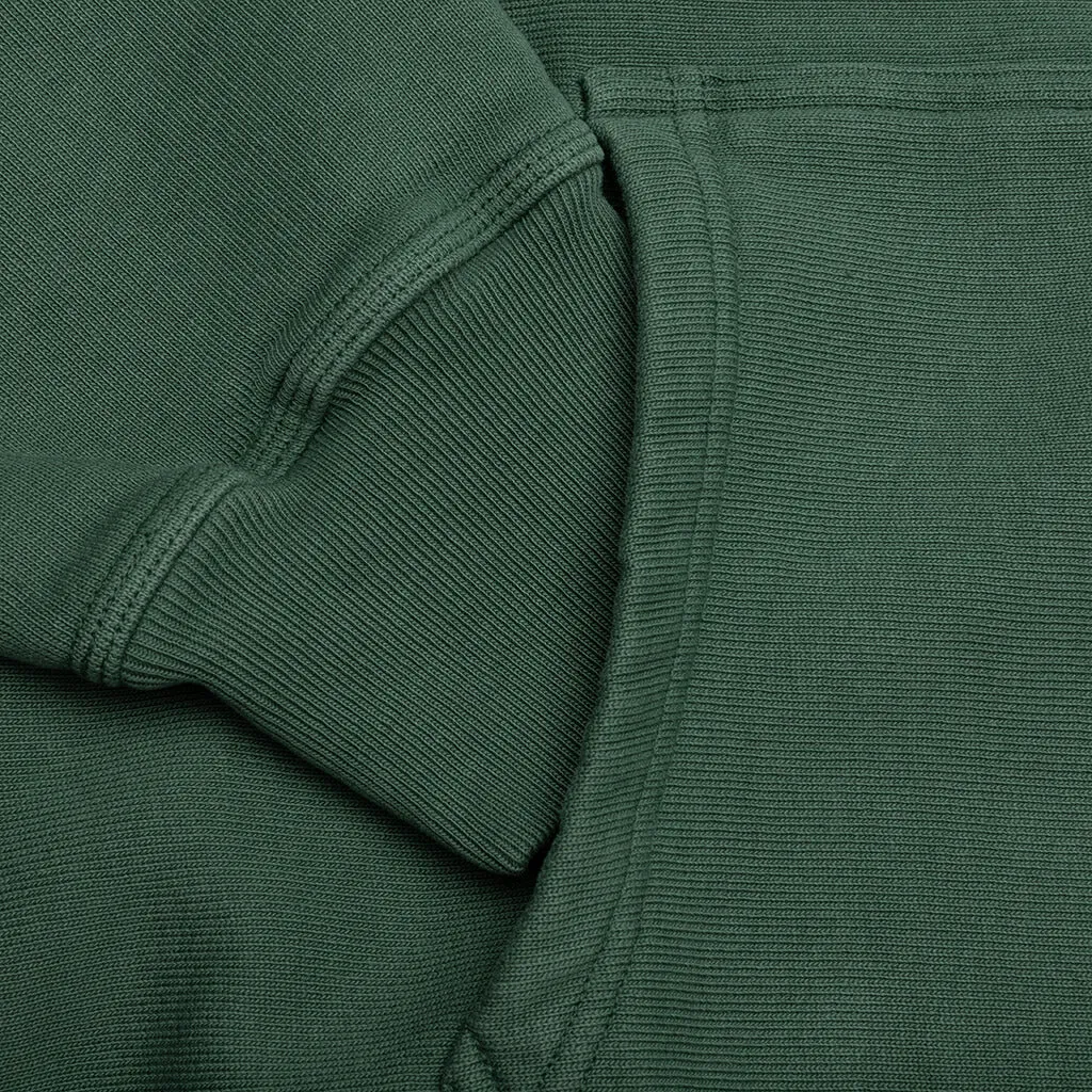 Basic Stussy Pigment Dyed Hoodie - Forest