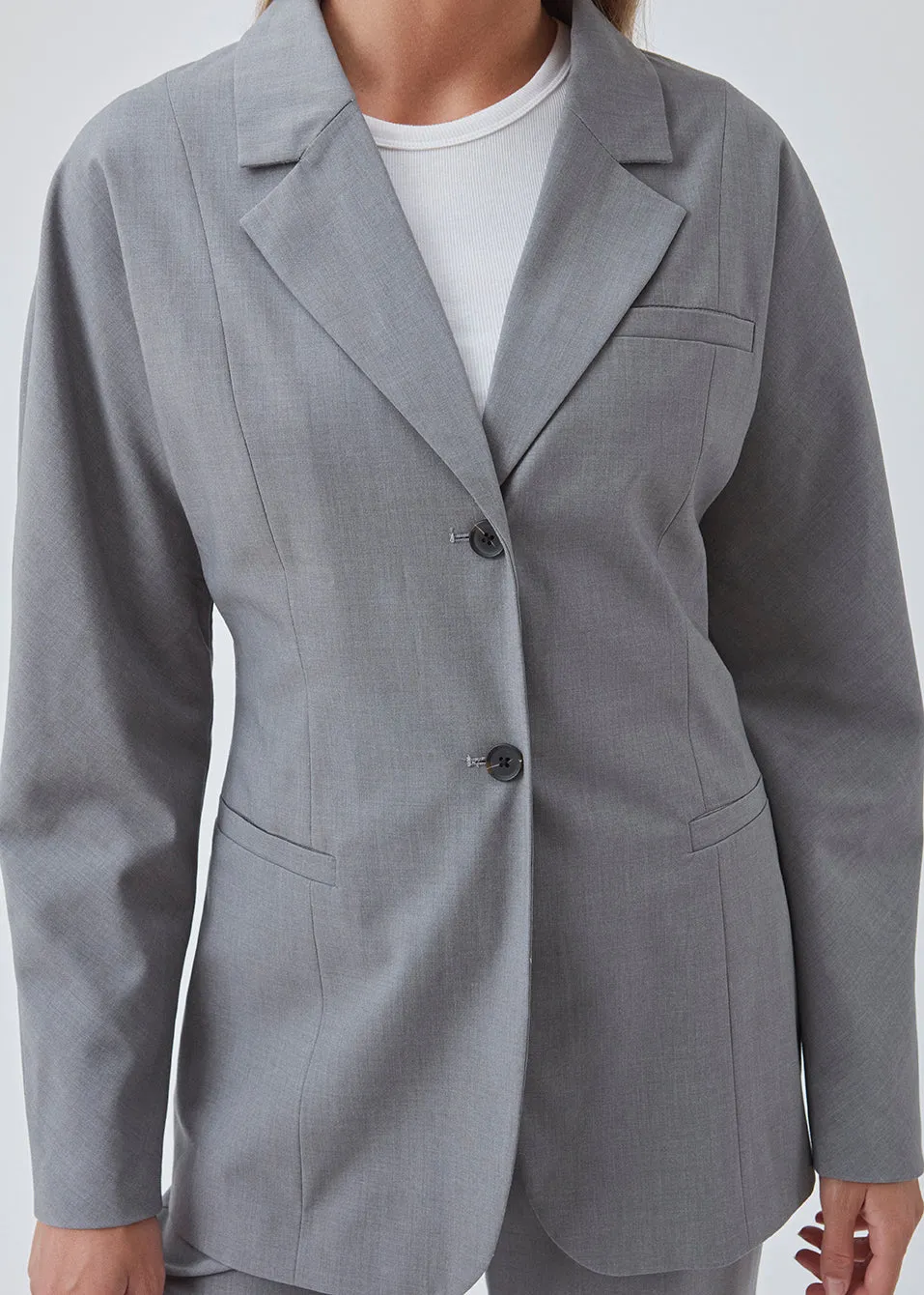 BennyMD Blazer - Grey Melange