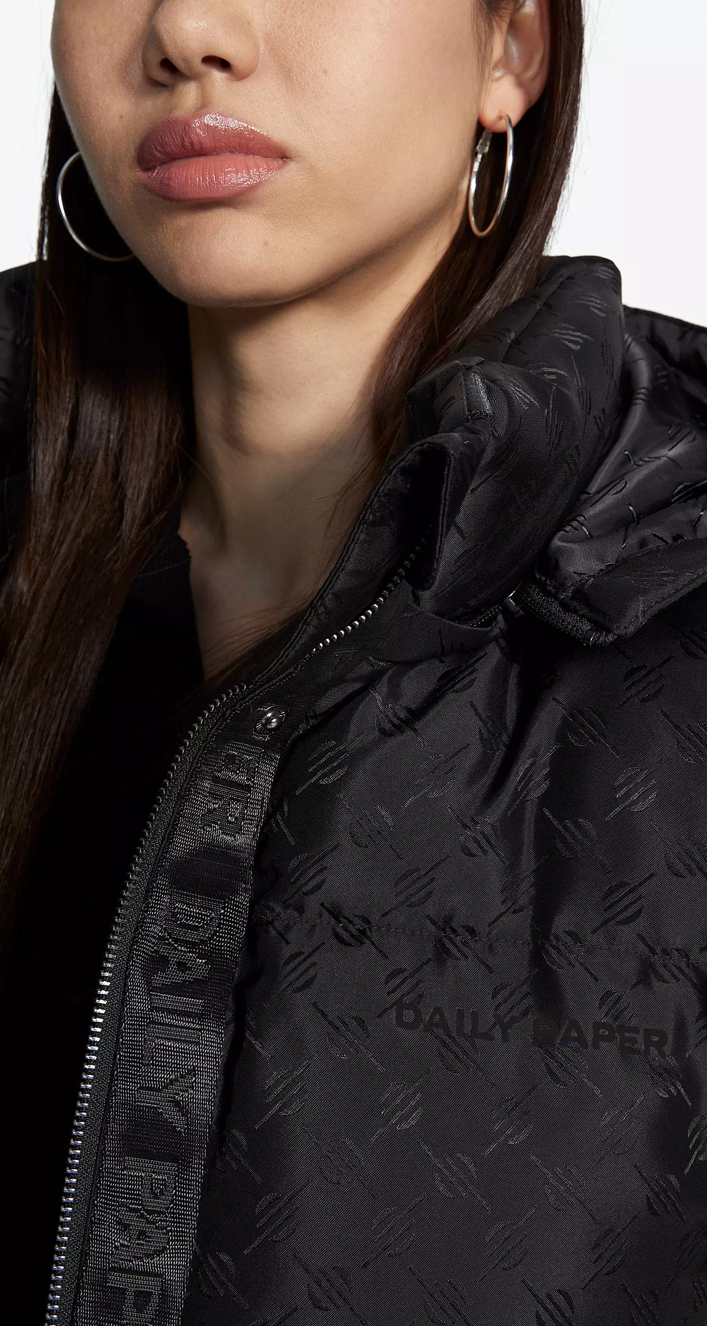 Black Monogram Puffer Coat