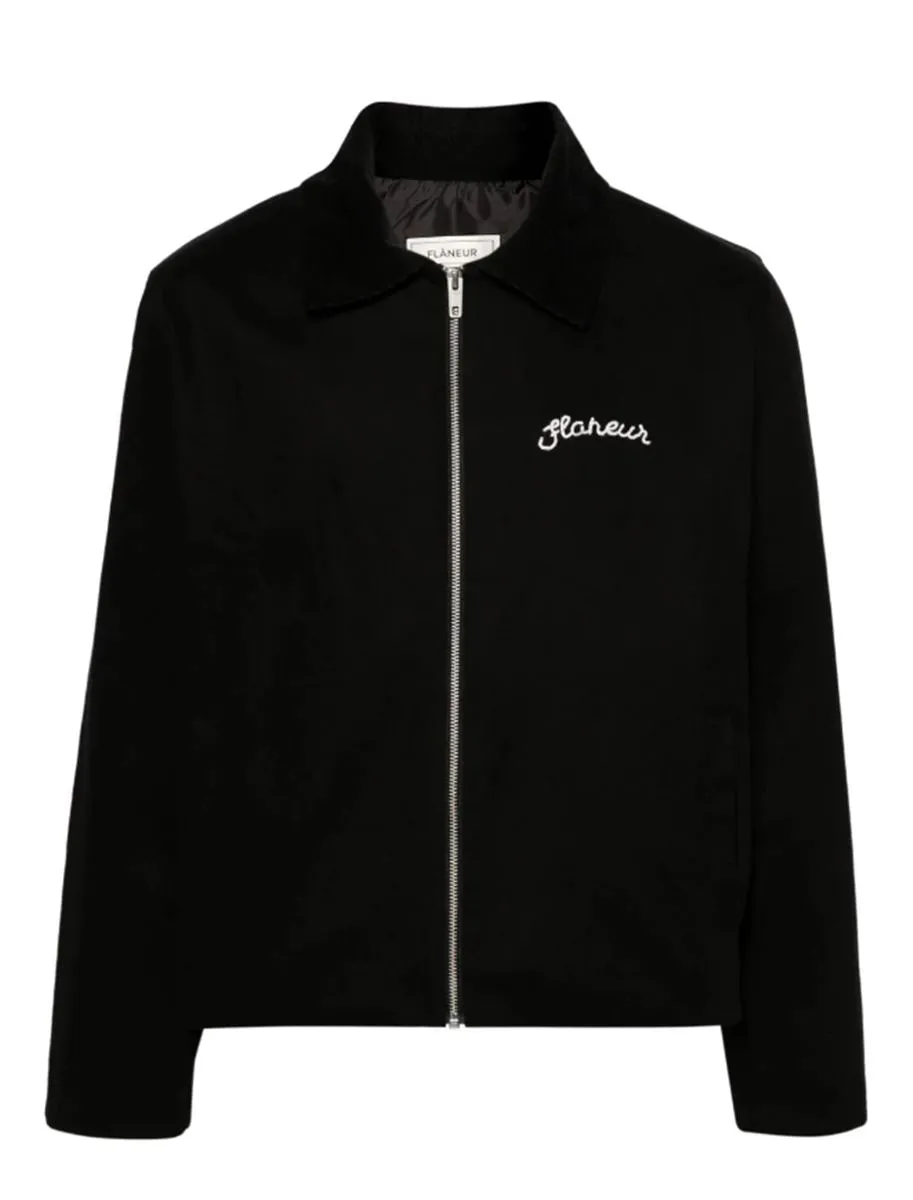 BLOUSON WORKER LOGO-RAISED JACKET