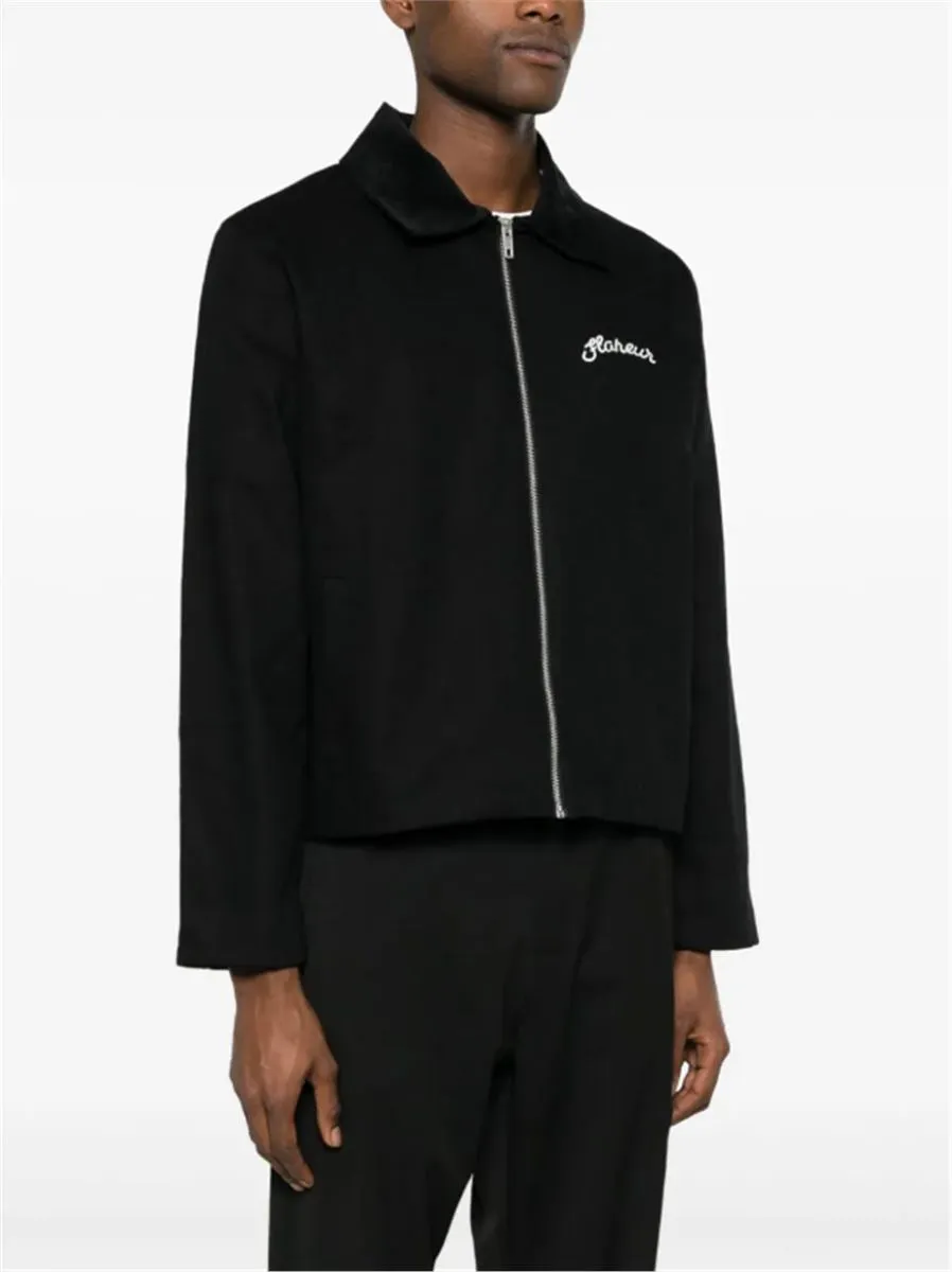 BLOUSON WORKER LOGO-RAISED JACKET