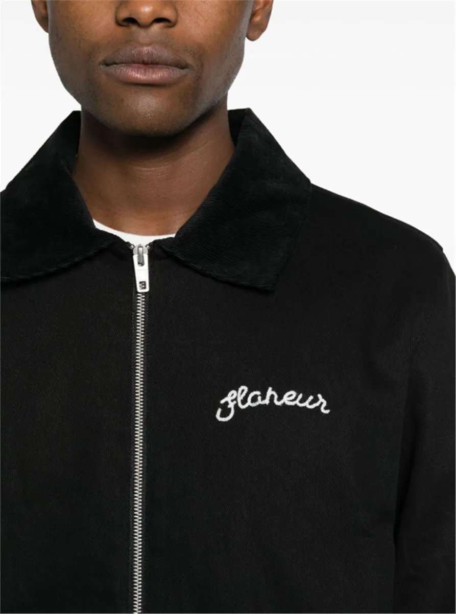 BLOUSON WORKER LOGO-RAISED JACKET