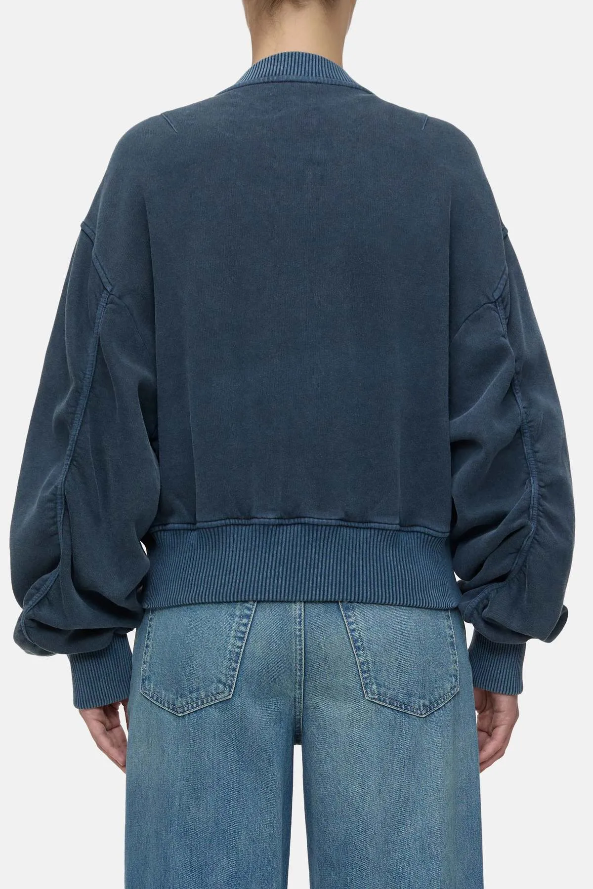 Bomber Jacket - Smoky Blue