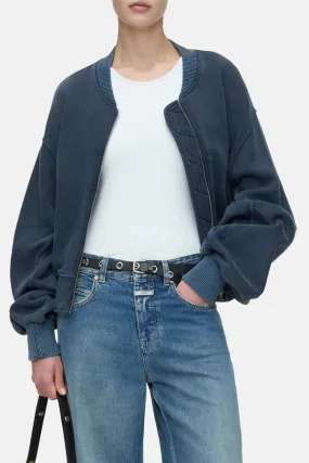 Bomber Jacket - Smoky Blue