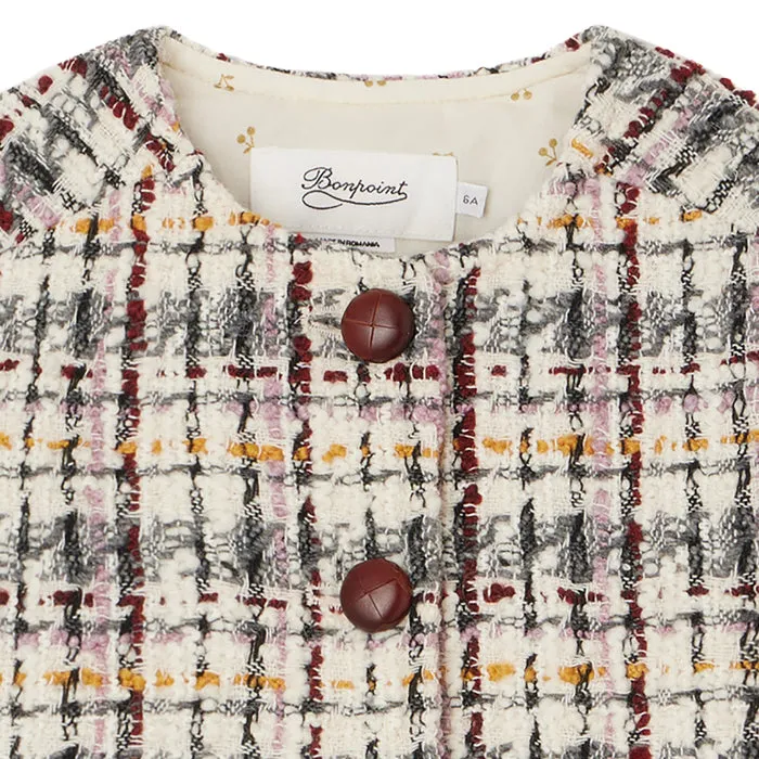 Bonpoint Child Tabitha Jacket Multicoloured Tweed