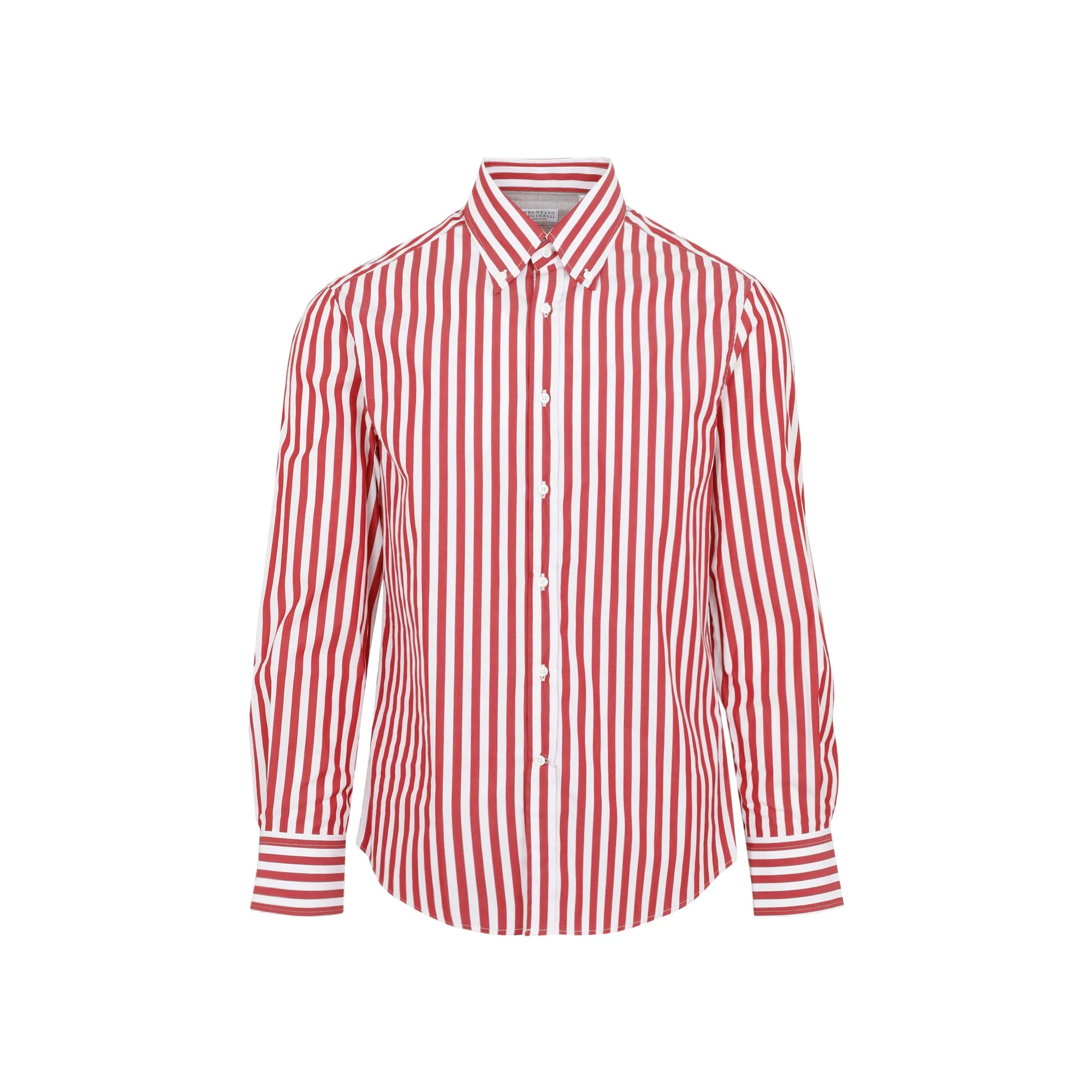 Brunello Cucinelli Striped Button-Up Shirt