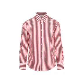 Brunello Cucinelli Striped Button-Up Shirt