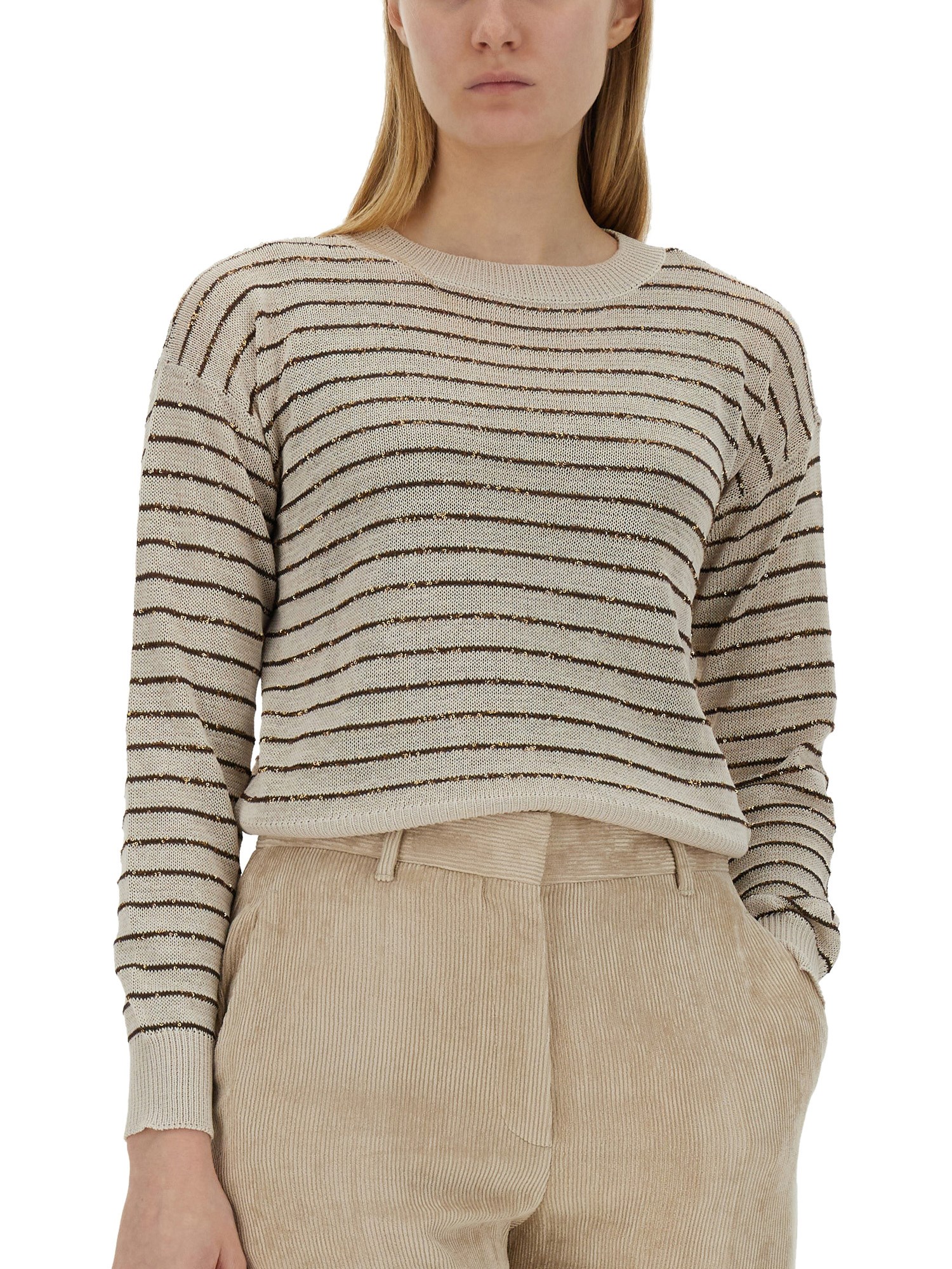 BRUNELLO CUCINELLI    STRIPED SHIRT