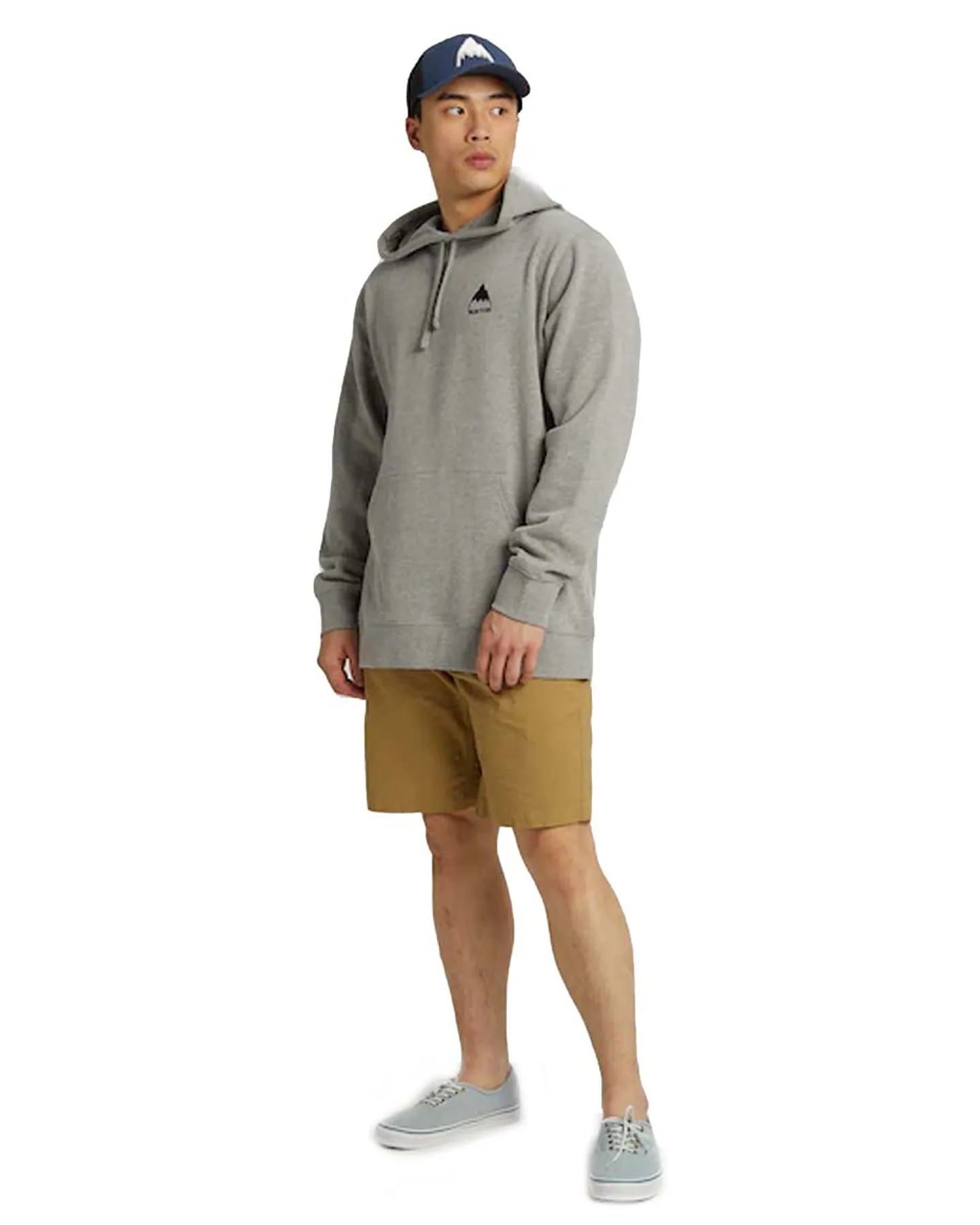 Burton Mountain Pullover Hoodie - Gray Heather