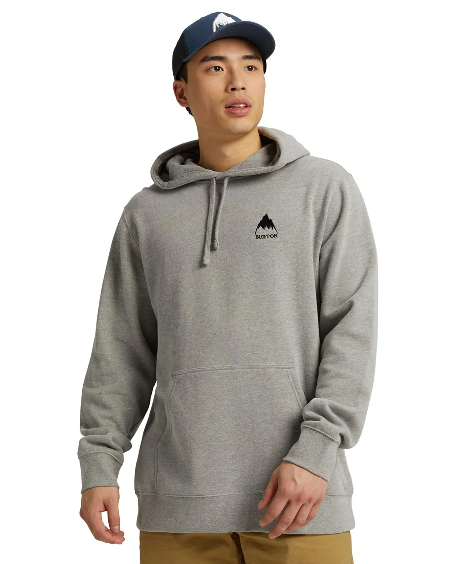 Burton Mountain Pullover Hoodie - Gray Heather