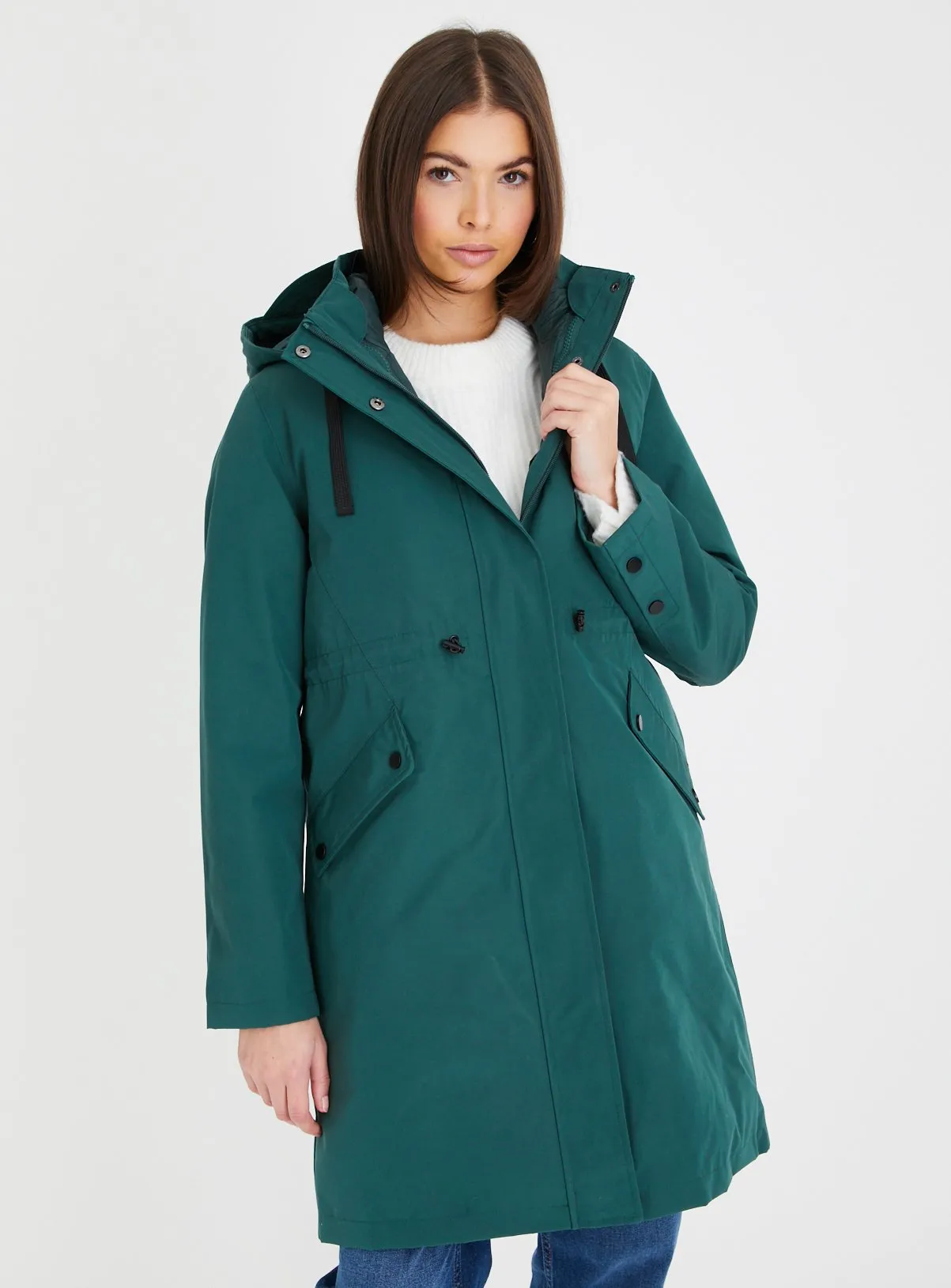 Buy Green Technical Waterproof Coat 18 | Jackets | Tu