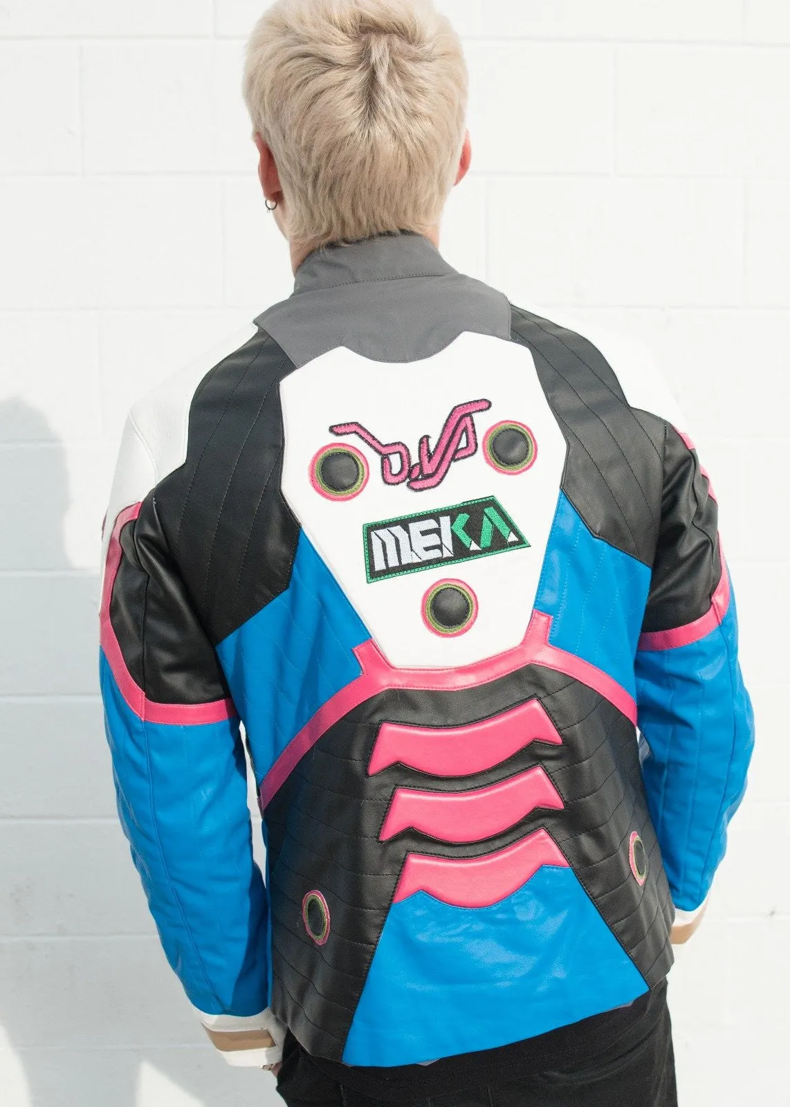 Buy Mens DVA Blue Leather Jacket | LucaJackets