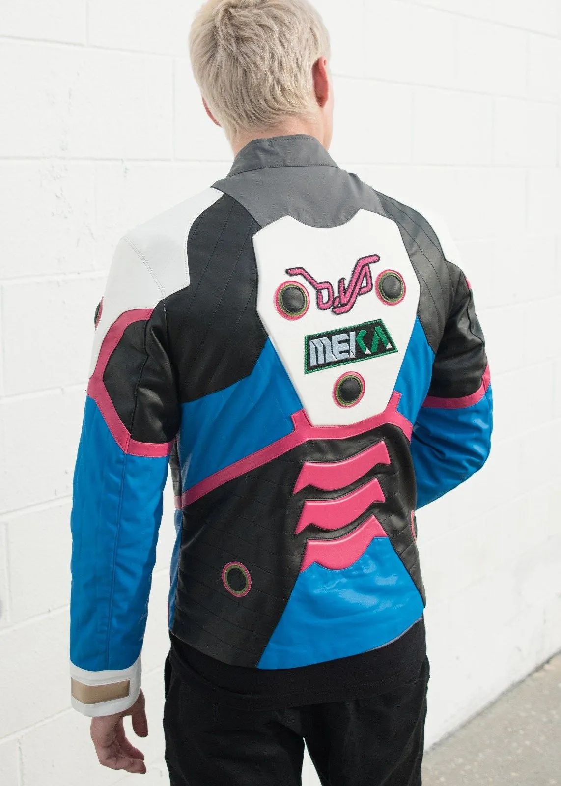 Buy Mens DVA Blue Leather Jacket | LucaJackets