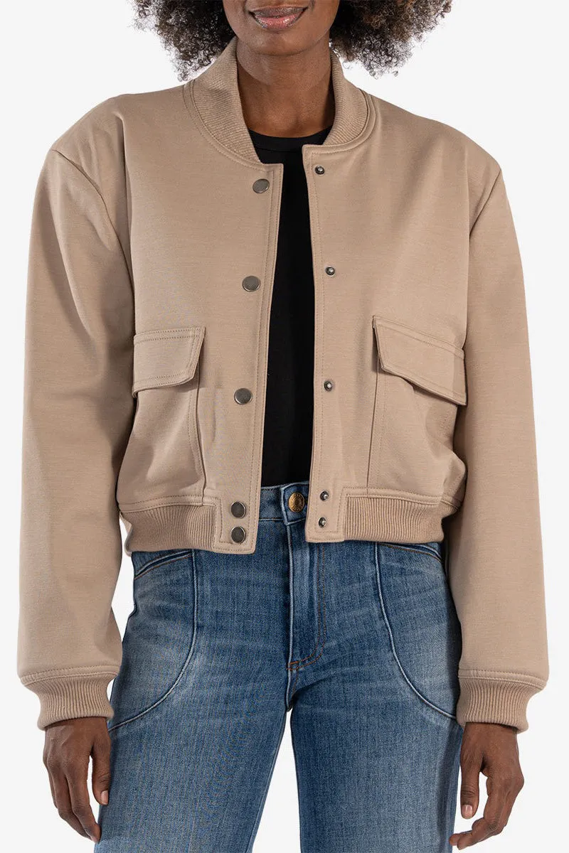 Camilla Twill Bomber Jacket