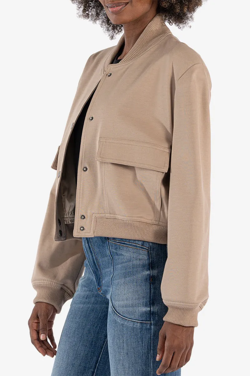 Camilla Twill Bomber Jacket