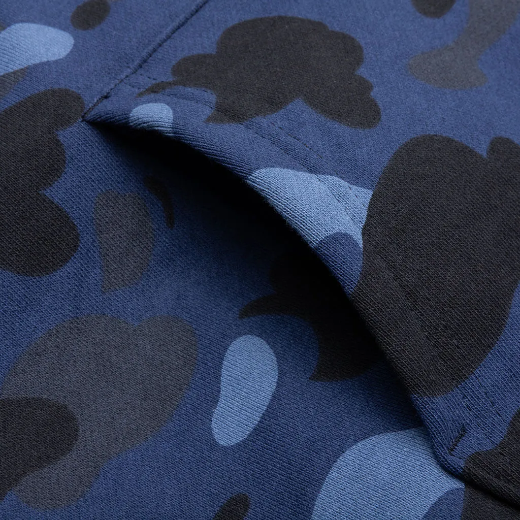 Camo Shark Full Zip Hoodie - Navy