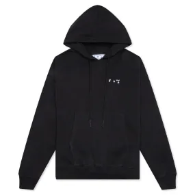 Caravaggio Paint Over Hoodie - Black/White