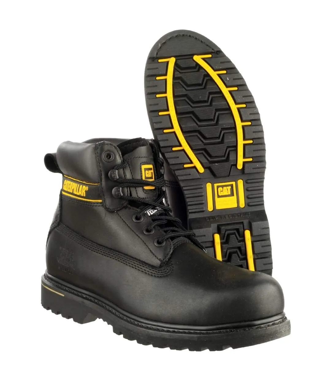 Caterpillar Holton S3 Safety Boot / Mens Boots / Boots Safety (Black) - UTFS979