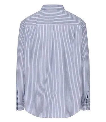 CELINE  |cambridge shirt in striped chambray cotton