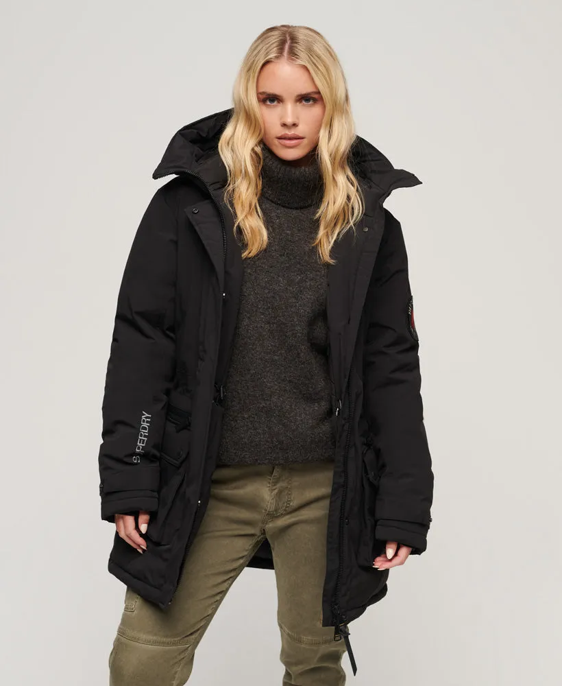 City Padded Parka Jacket | Black