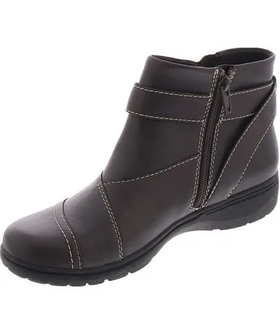 Clarks Carleigh Dalia Womens Leather Buckle Ankle Boots