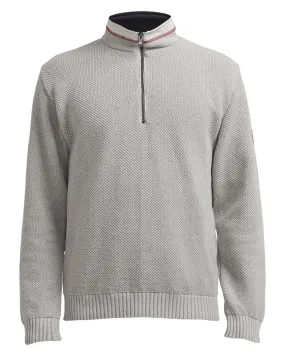 Classic Windproof Sweater                             Light Grey Melange