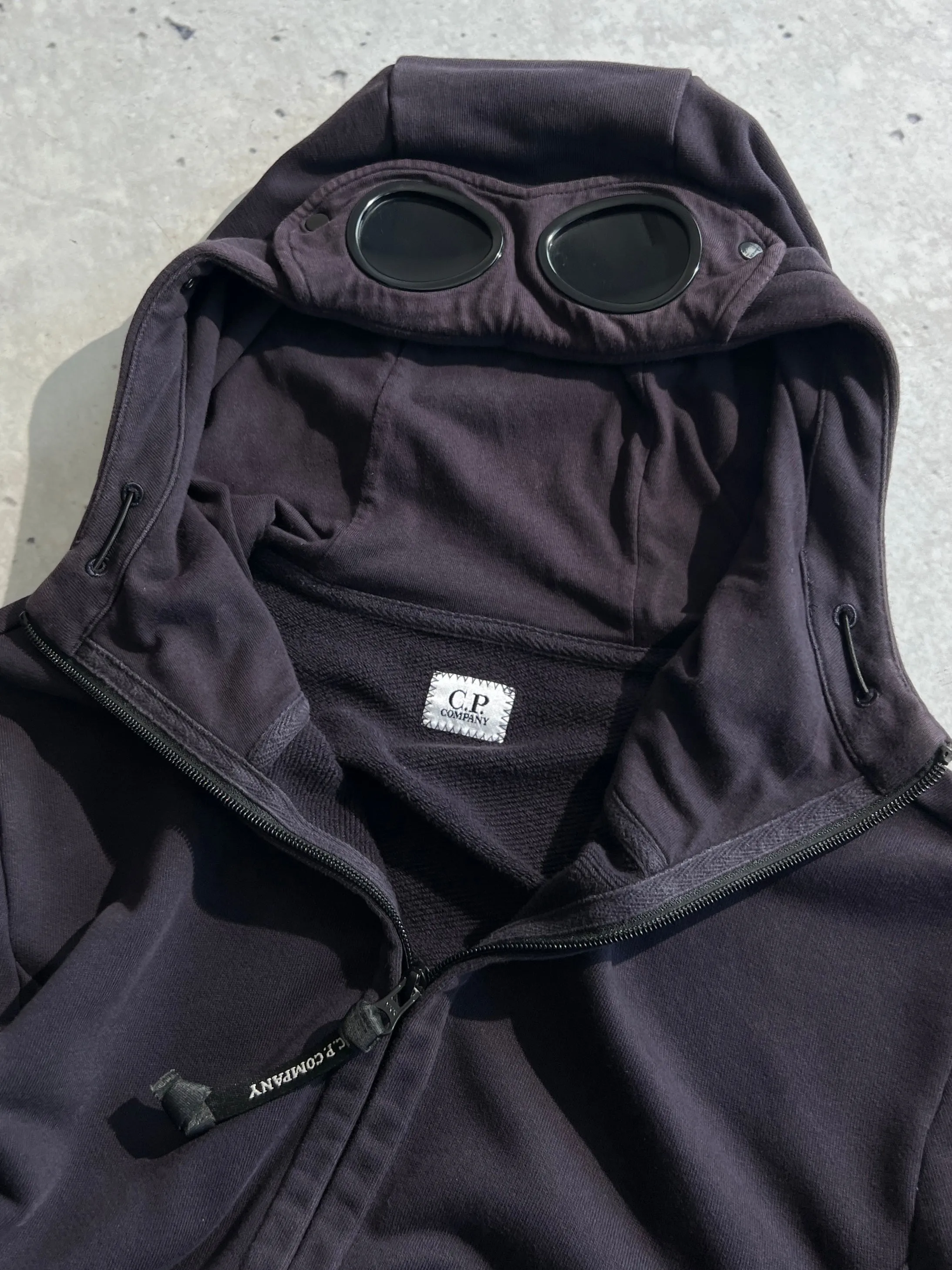 CP Company Zip Up Goggle Lens Hoodie (M)