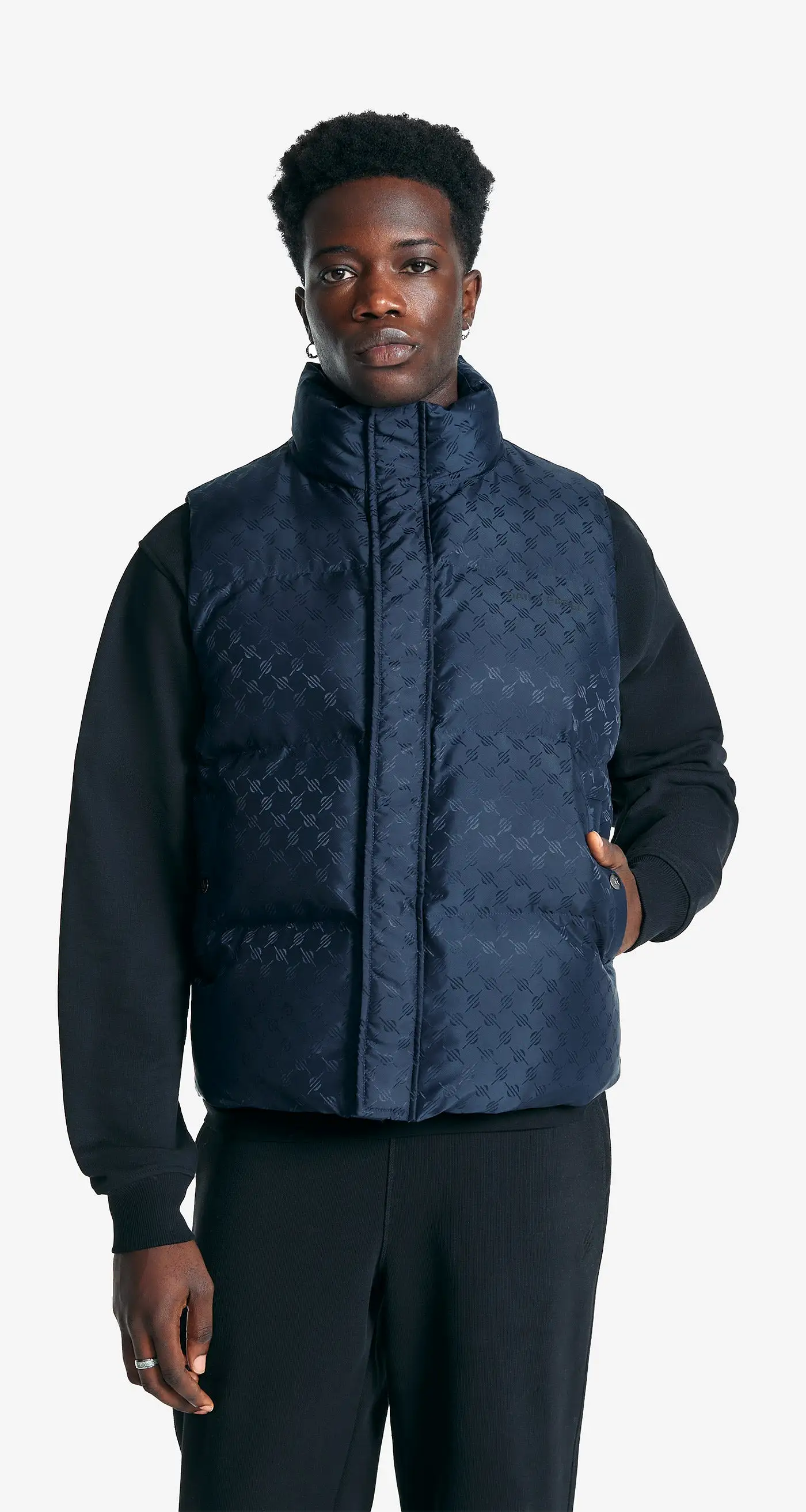 Deep Navy Pondo Monogram Bodywarmer