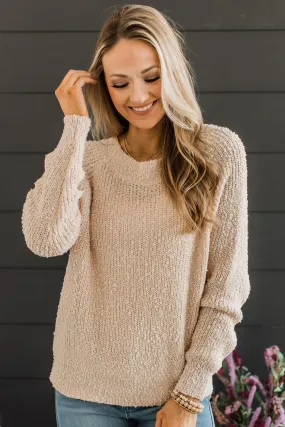 Deserve The Best Knit Sweater- Natural