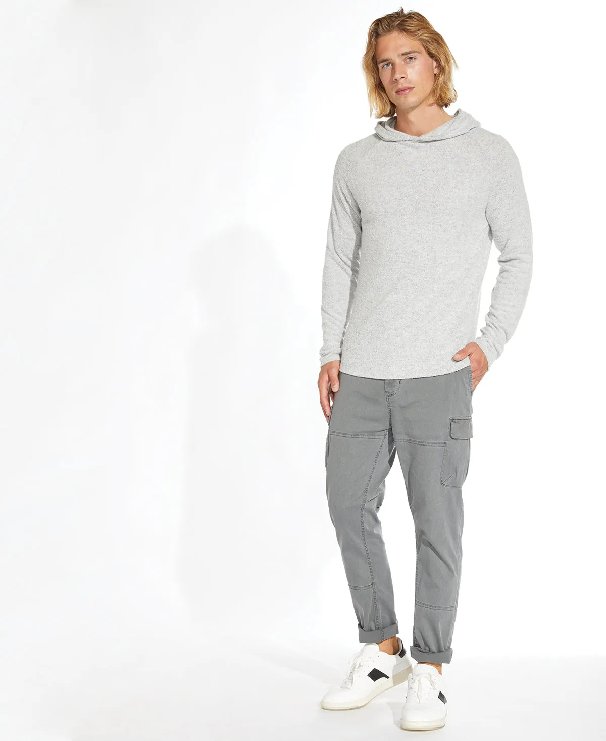 Deswell Hacchi Hoodie (Heather Light Gray)