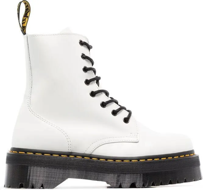 Dr. Martens Jadon platform boots White